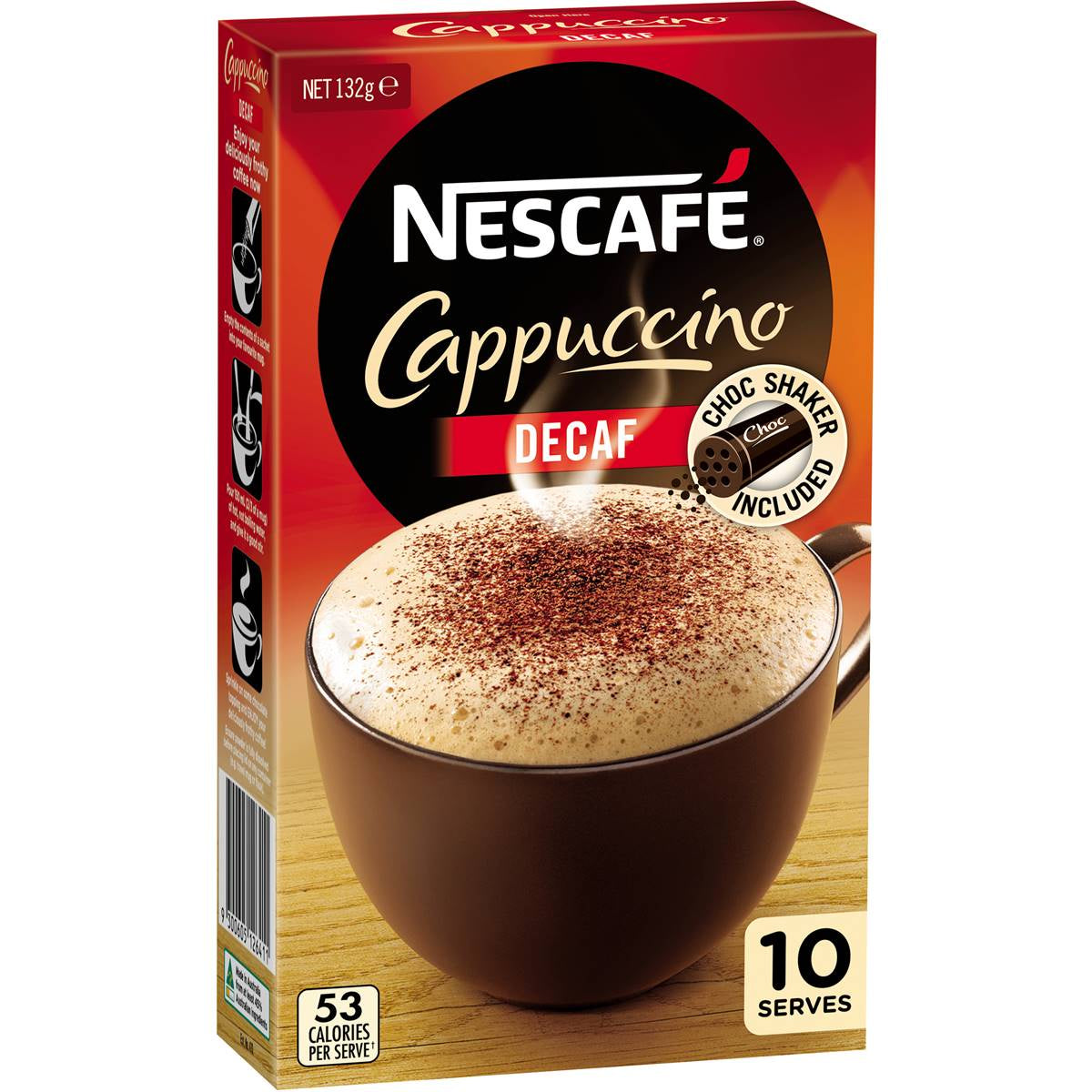 Nescafe Sachets Cappucino Decaf 10Pk