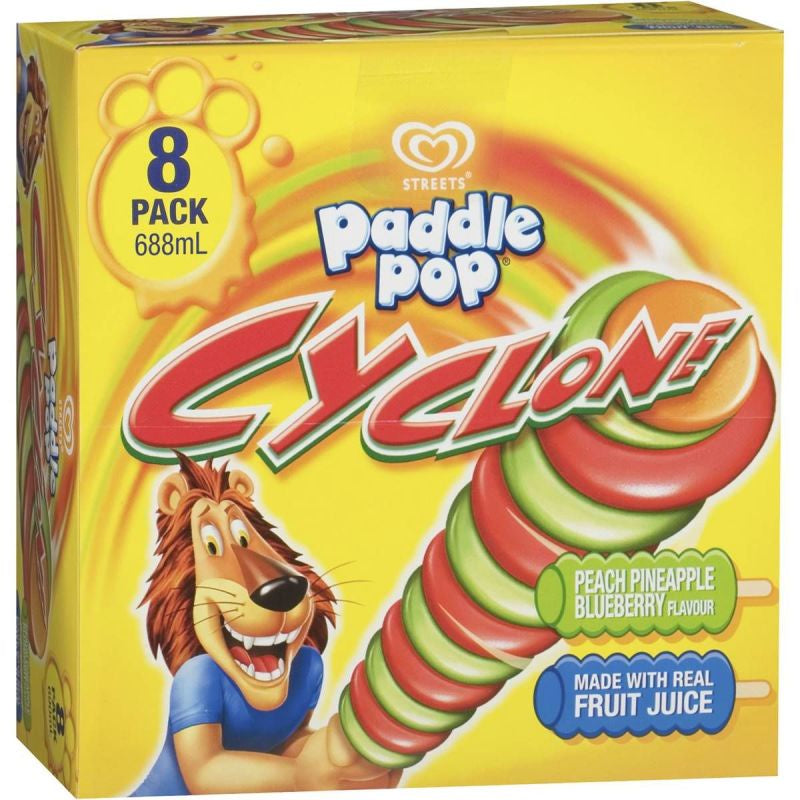 Streets Paddle Pop Cyclone 8pk