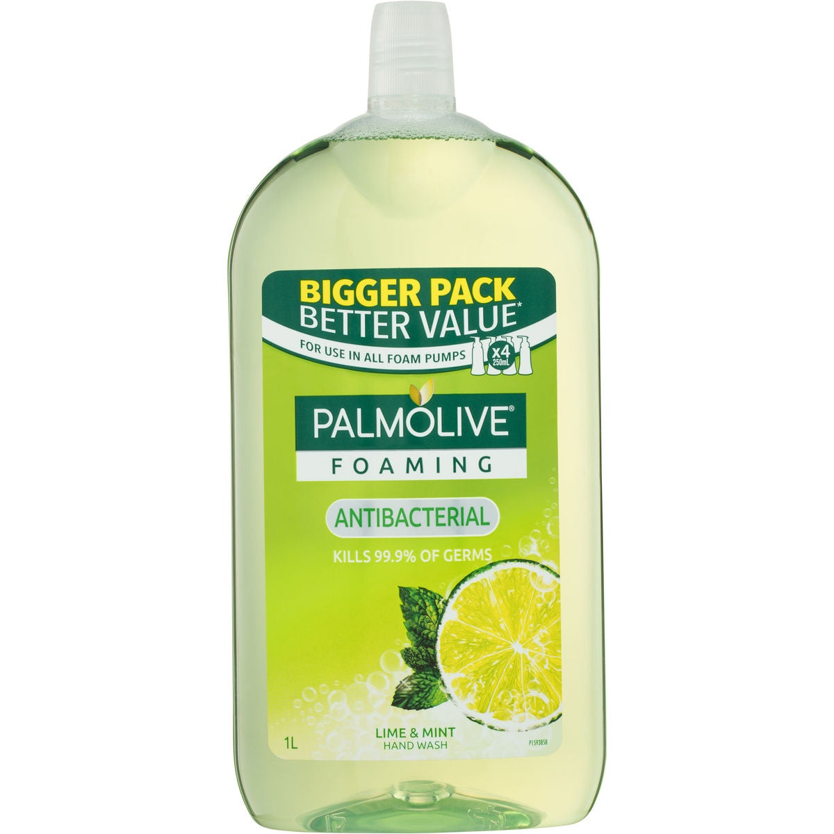 Palmolive Hand Wash Foaming Antibac Lime & Mint Refill 1L