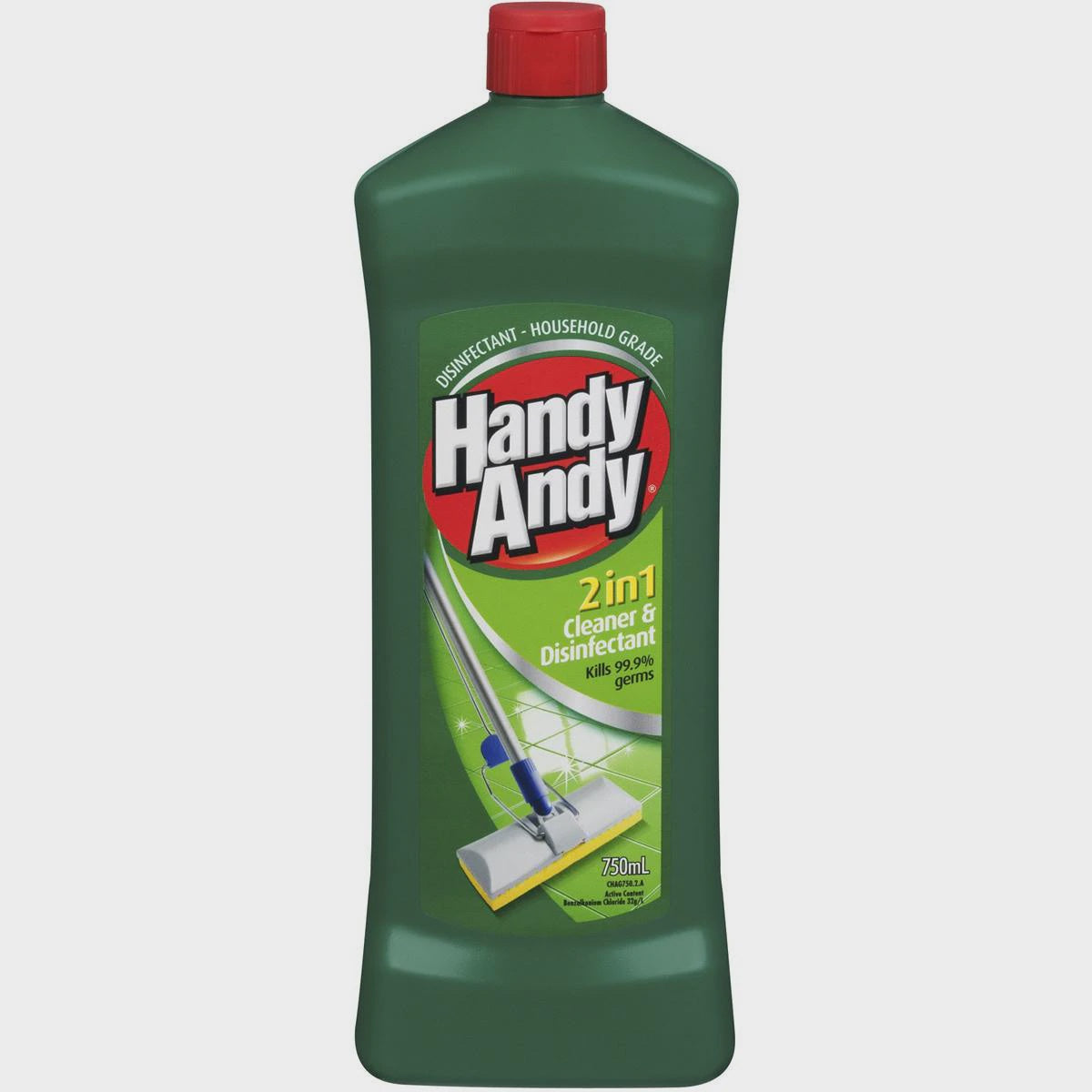 Clorox Handy Andy 2 in 1 Cleaner & Disinfectant 750Ml
