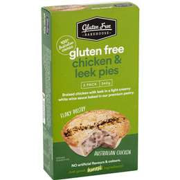 Gluten Free Bakehouse Gluten Free Chicken & Leek Pies 2 Pack