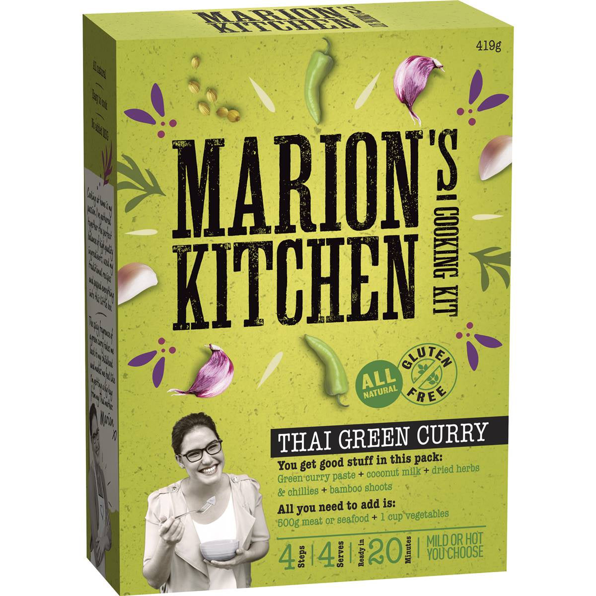 Marions Kitchen Cooking Kit  Thai Green Curry 419G