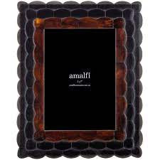 Amalfi Marilla 5x7" Photo Frame Black/Tortoiseshell
