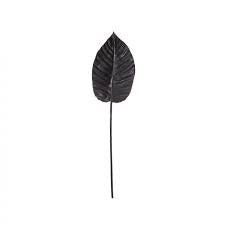 Black Label Deco Anthurium Leaf Dark Burgundy ea9