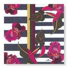 Manor Road  Napkin Orchid stripes