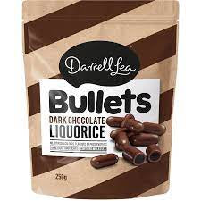 Darrell Lea Bullets Dark Chocolate 226G