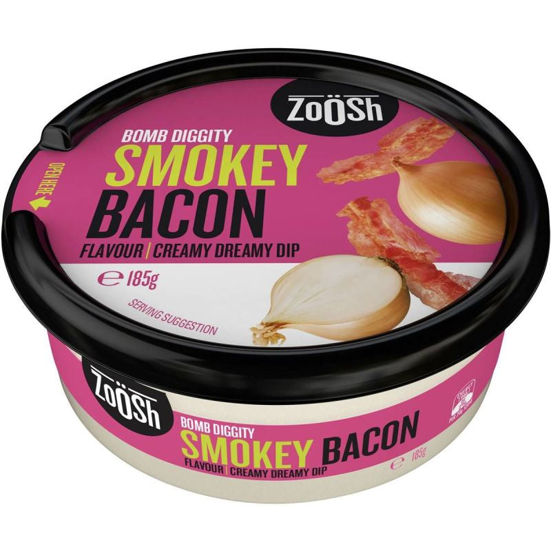 Zoosh Smokey Bacon Dip 185g