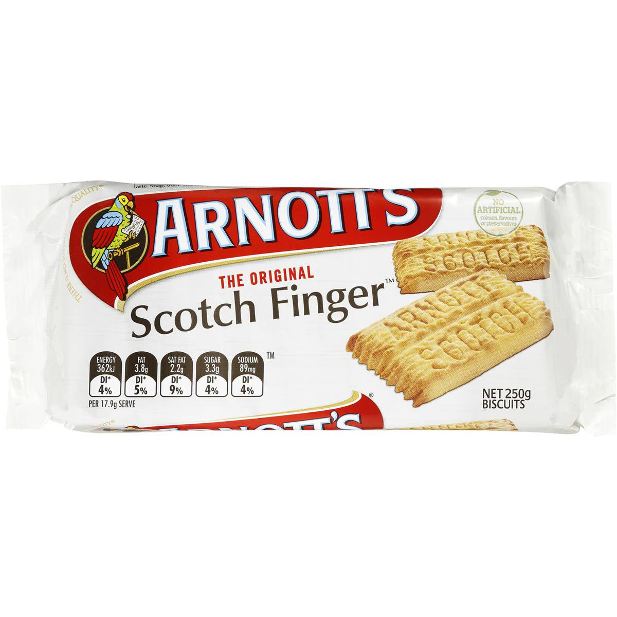 Arnotts Scotch Fingers 250G