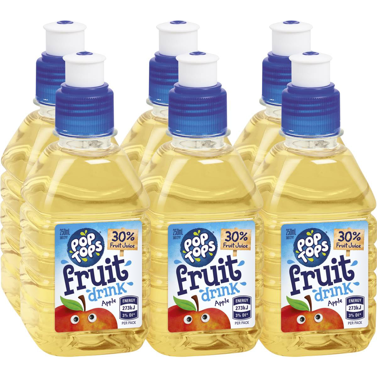 Pop Tops Apple 6Pk x 250Ml