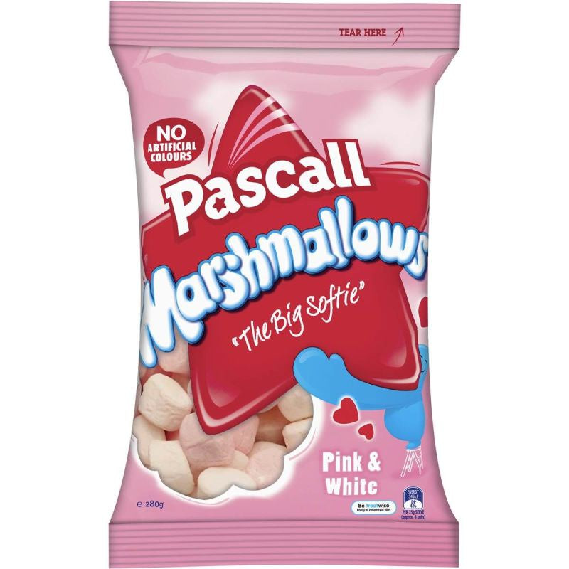 Pascall Marshmallows Raspberry-Vanilla - 280G