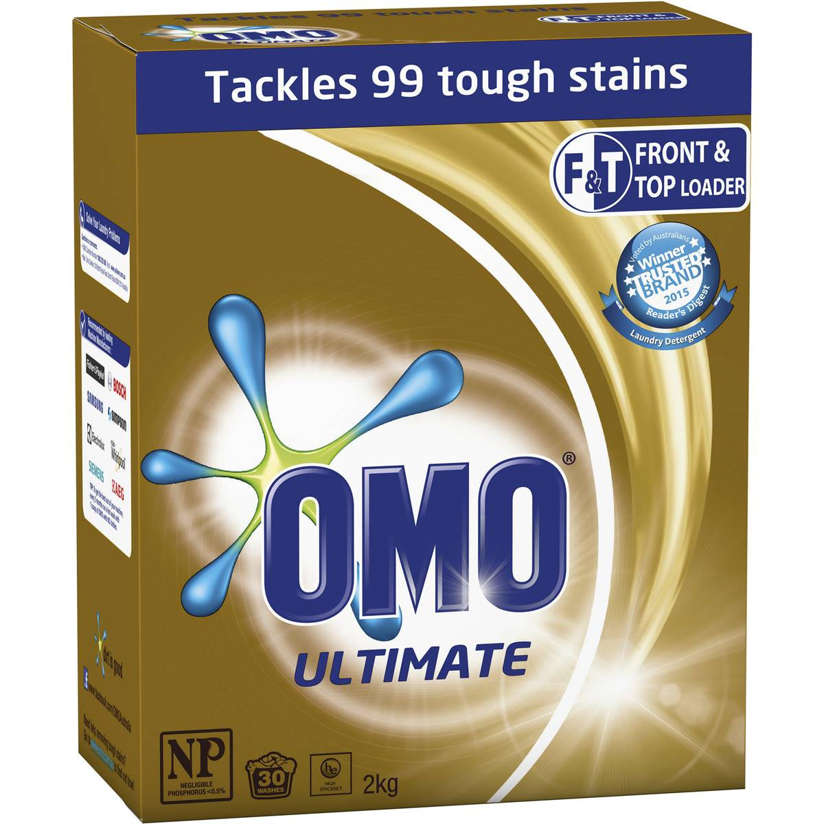 Omo Laundry Powder Ultimate Front And Top Loader 2Kg