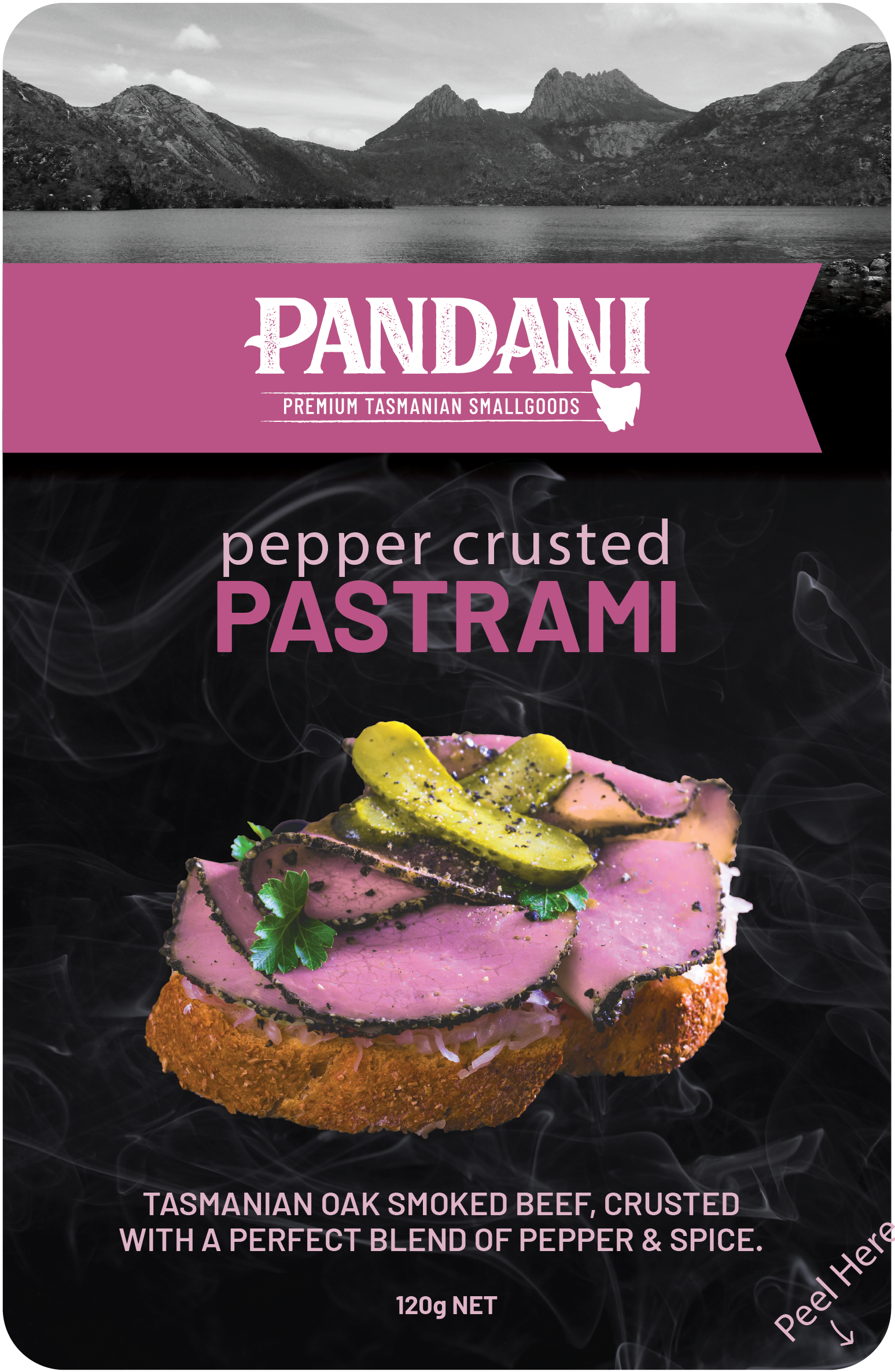 Pandani Pepper Crusted Pastrami 120g