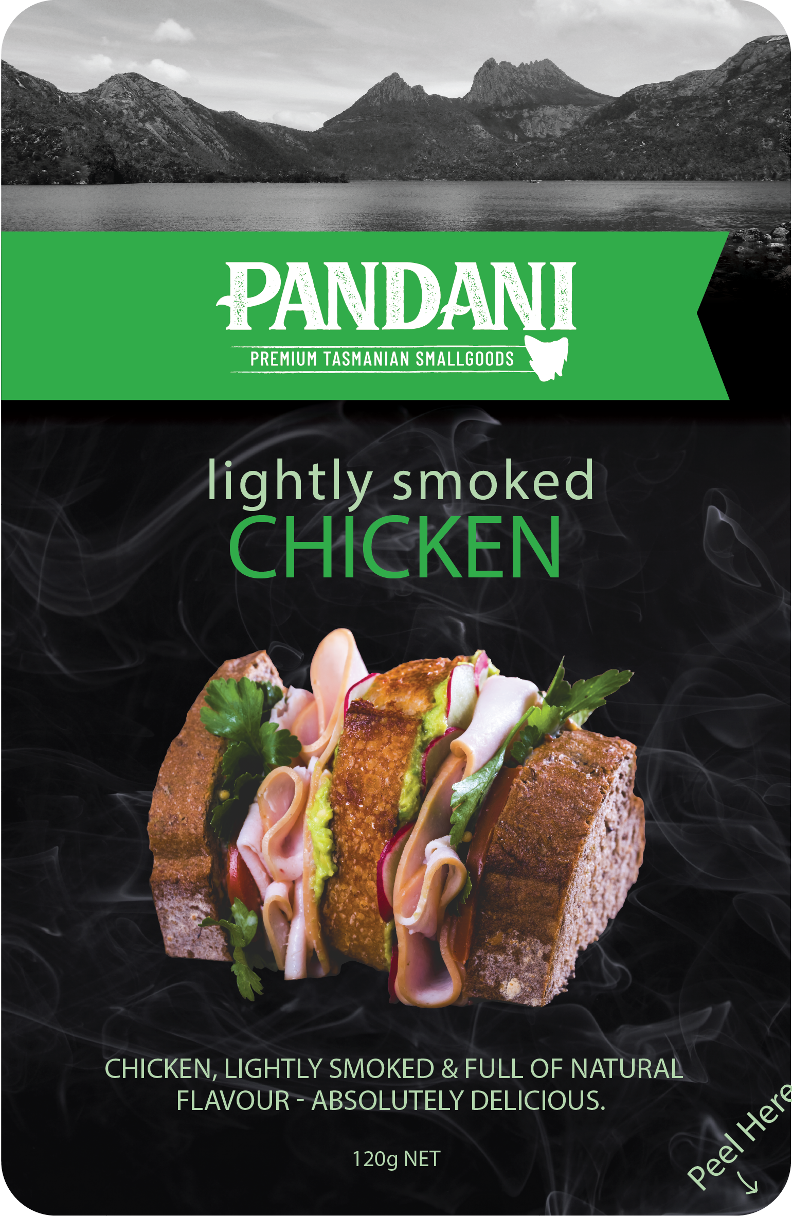 Pandani Lightly Smoked Chicken 120G