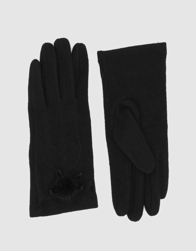 Morgan and Taylor Black Angelica Gloves
