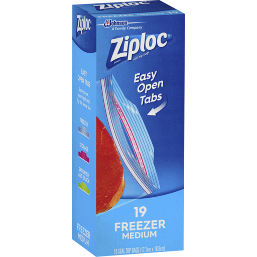 Ziploc Freezer Bag Medium 19S