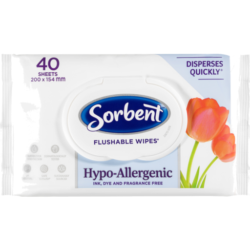 Sorbent Wipes Clean & Fresh Hypo40S