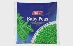 Logan Farm Frozen Baby Peas 500g