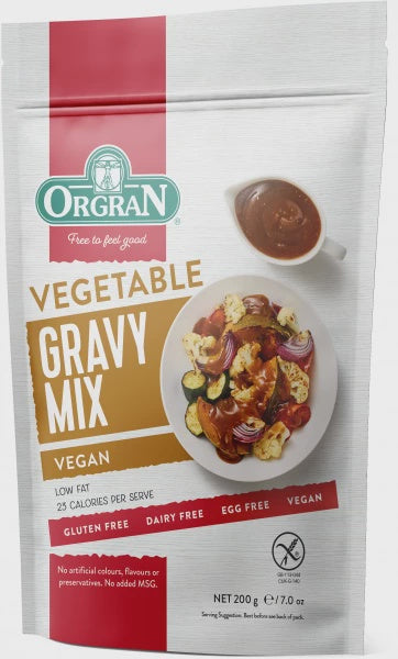 Orgran Gluten Free Gravy Mix Vegetable 200G