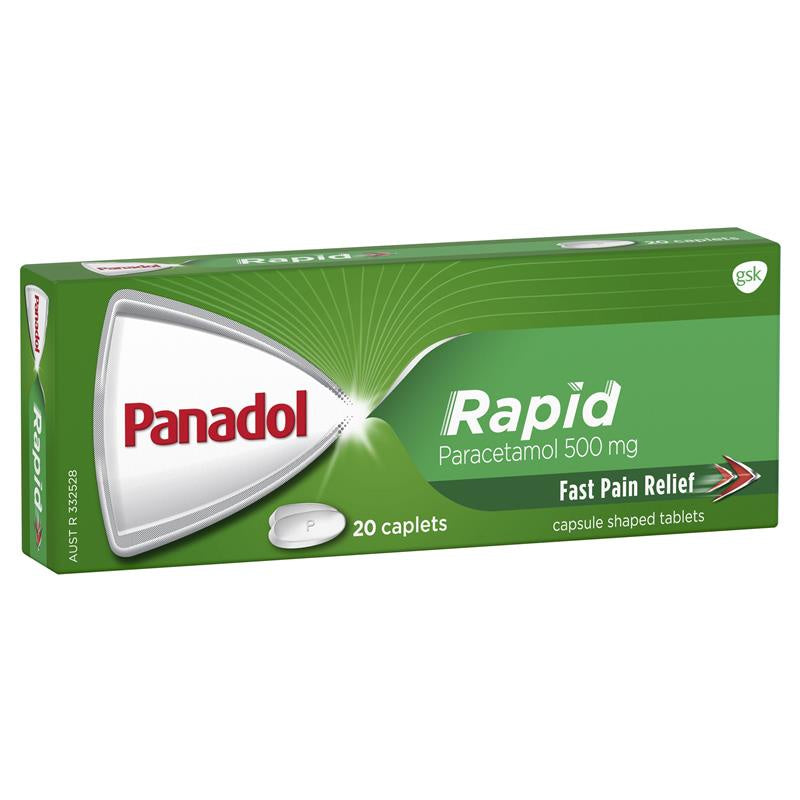 Panadol Rapid 500Mg 20 Caplets