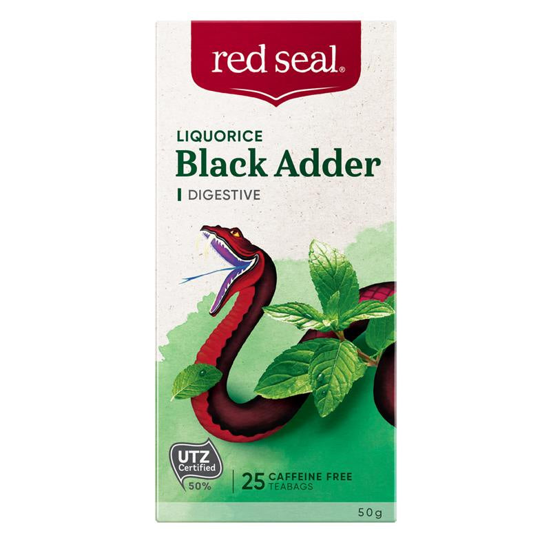 Red Seal Black Adder Licorice Tea 25Pk