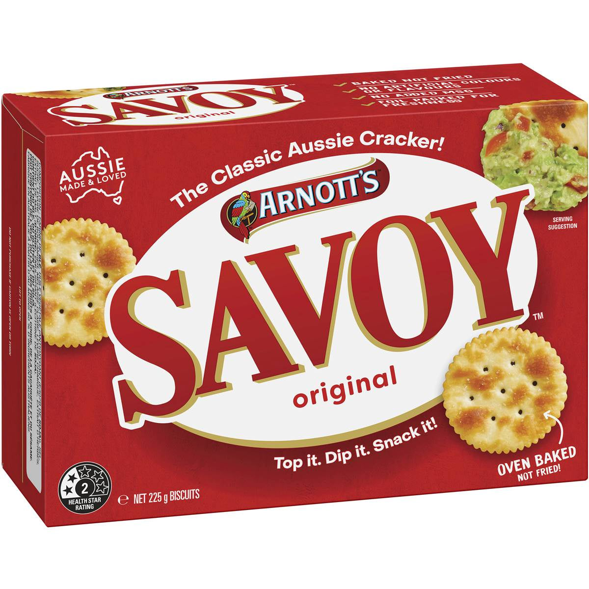 Arnotts Savoy Crackers Original 225g