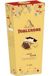 Toblerone Milk White Dark 440g