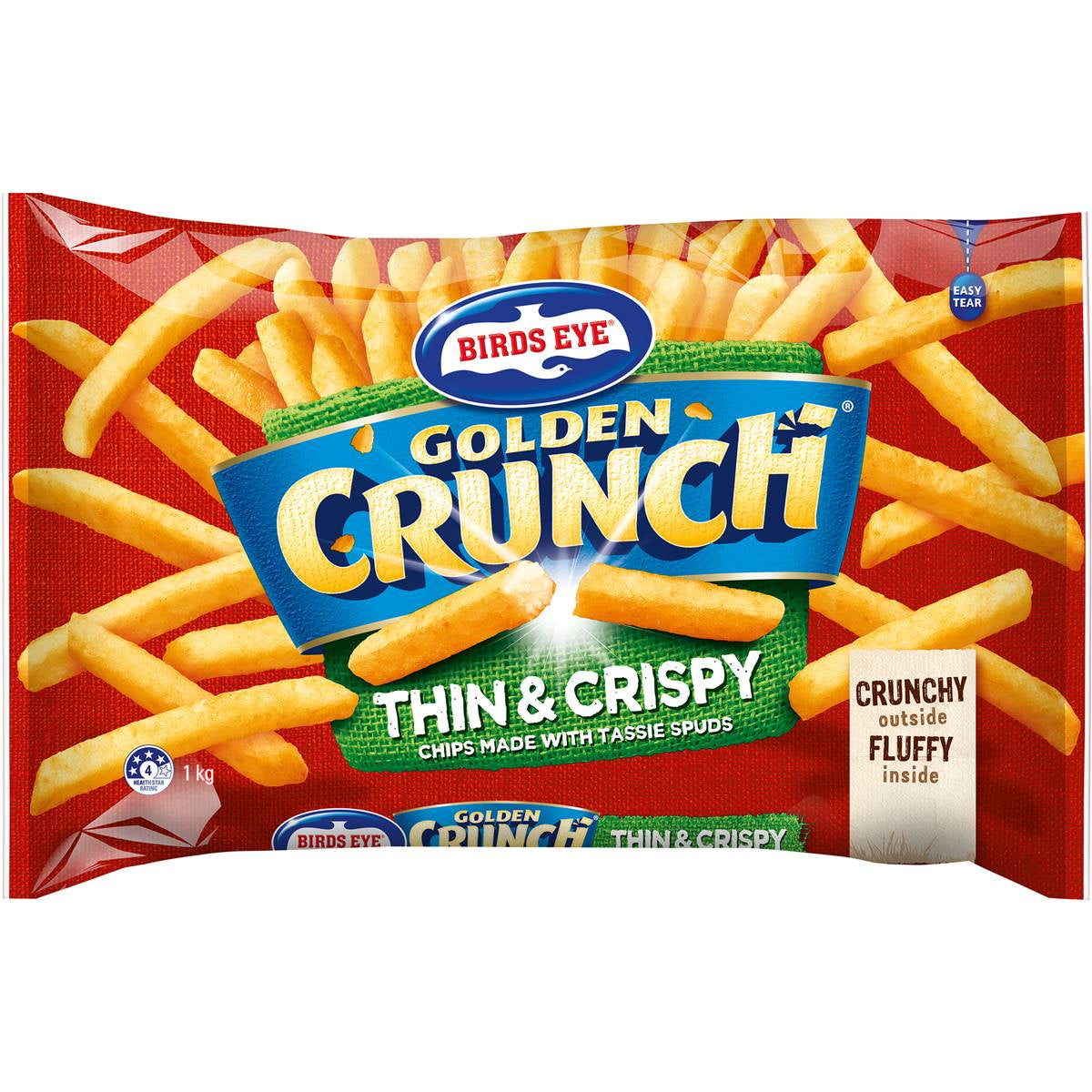 Birds Eye Golden Crunch Chips Thin & Crispy 900G