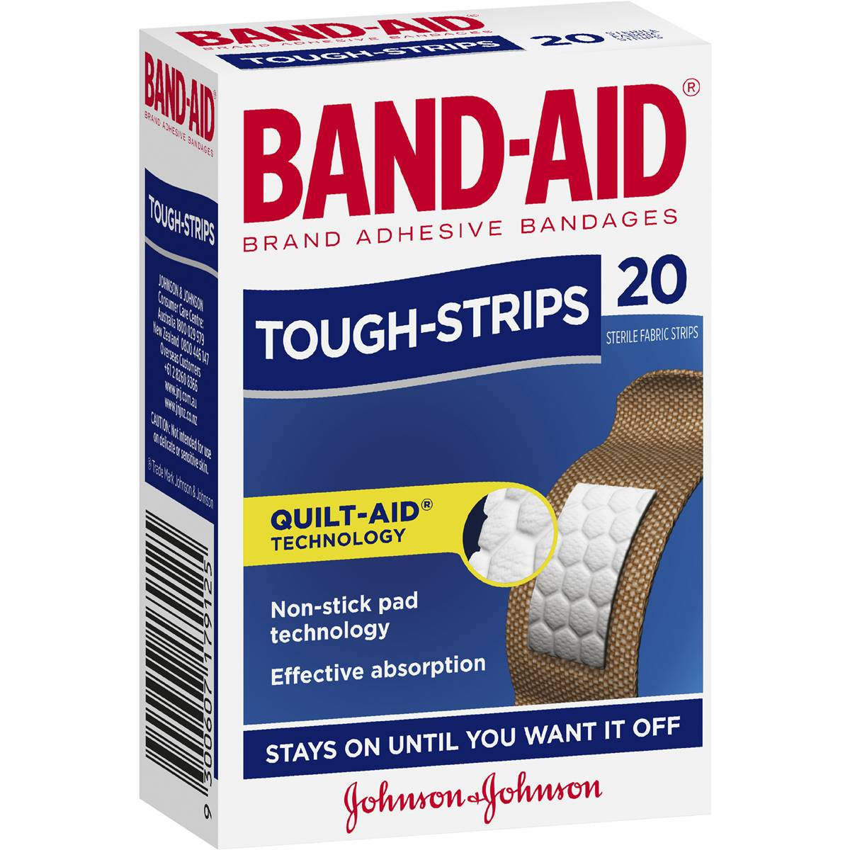 Band-Aid Tough Strips 20Pk